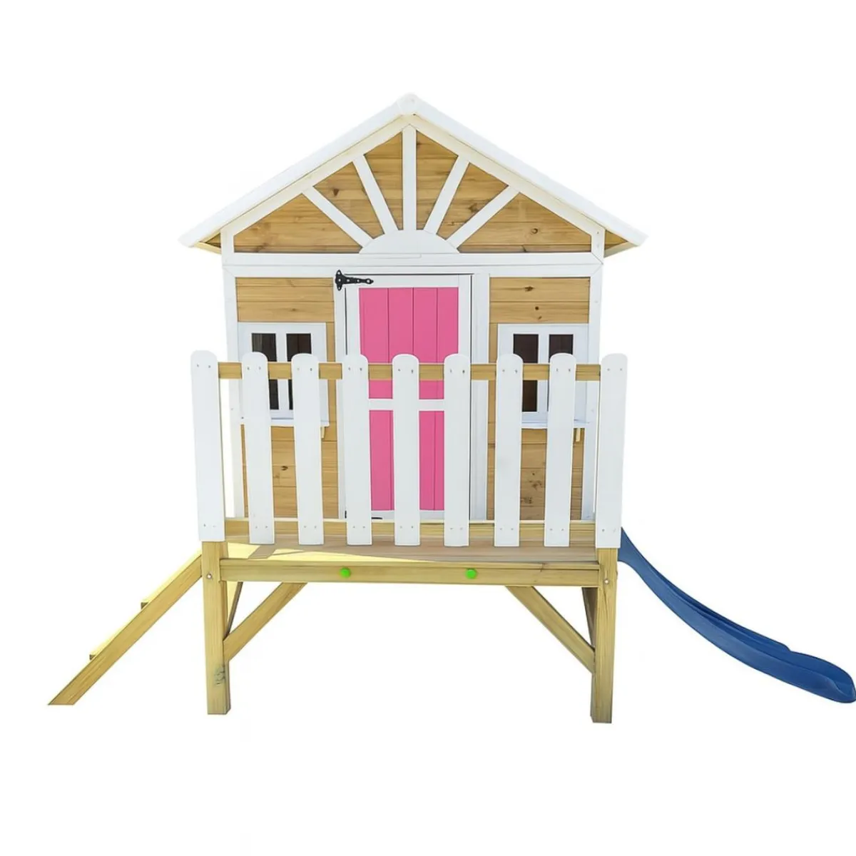 Casita Visby elevada 60 cm Rosa*MASGAMES Discount