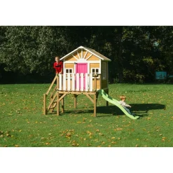 Casita Visby elevada 90 cm Rosa*MASGAMES New