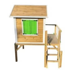 Casita Visby elevada 90 cm Verde*MASGAMES Hot
