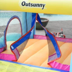 Castillo Hinchable Pulpo con tobogán 360 cm*OUTSUNNY Discount