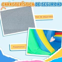Castillo inflable 5 en 1 con tobogán y piscinas*AIYAPLAY Discount