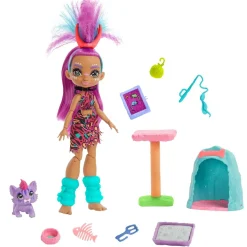 Clearance Cave Club - Muñeca Roaralai - Playset Gatuno Muñecas