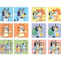 Hot Toys - Bluey - Rompecabezas de 9 cubos Bluey ㅤ Friki Zone|Juguetes Educativos Y Libros