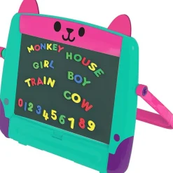 Toys - Caballete artístico 4 en 1 portátil, con doble cara magnética y soporte ㅤ*CEFA Best