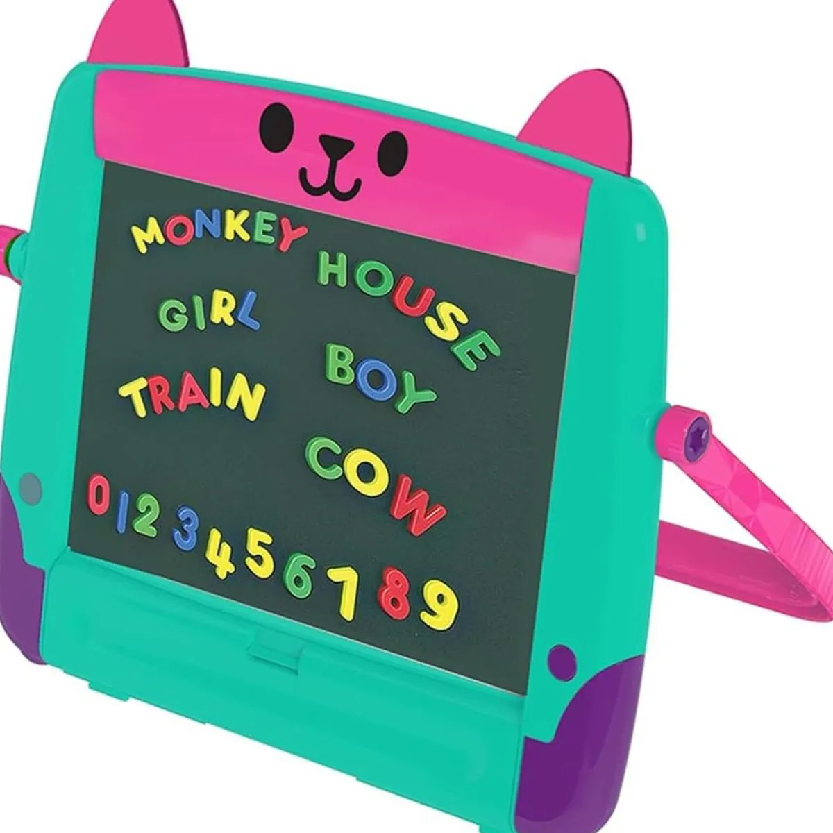 Toys - Caballete artístico 4 en 1 portátil, con doble cara magnética y soporte ㅤ*CEFA Best