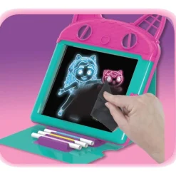 Toys - Pizarra mágica con luces de colores y casa de muñecas ㅤ*CEFA Hot