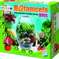 Best Toys - Terrario educativo con luz y libro guía Botani Plus ㅤ Steam