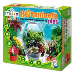 Best Toys - Terrario educativo con luz y libro guía Botani Plus ㅤ Steam