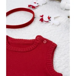 Chaleco bebé rojo con bordados*Prenatal New