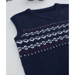 Online Chaleco de niño azul con bordados Niño·Niño 2-10 Años|Niño 2-10 Años·Jerséis Y Sudaderas