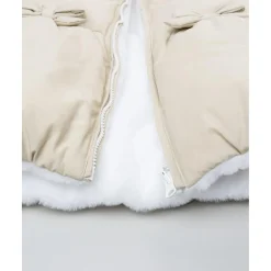 Chaqueta beige con lazos para niña*Prenatal Outlet