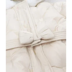 Chaqueta beige con pelo sintético para niña*Prenatal