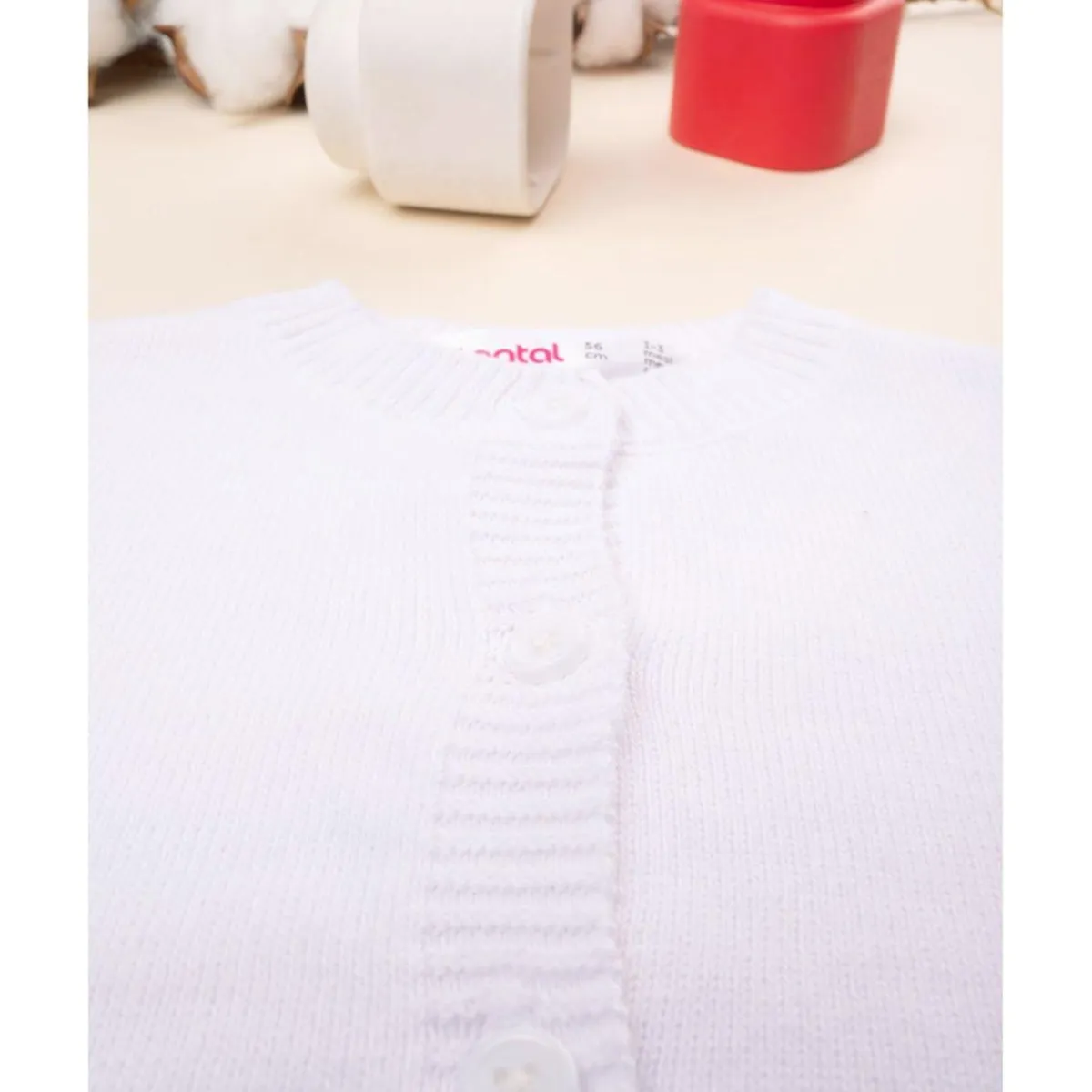 Chaqueta de punto blanca tricot conjunto de bebé*Prenatal Discount