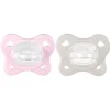 - Pack 2 chupetes Physio Dual Soft rosa y beige (2-6m)*CHICCO Best