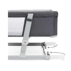- Cuna de colecho gemelar Next2Me Twins gris*CHICCO New