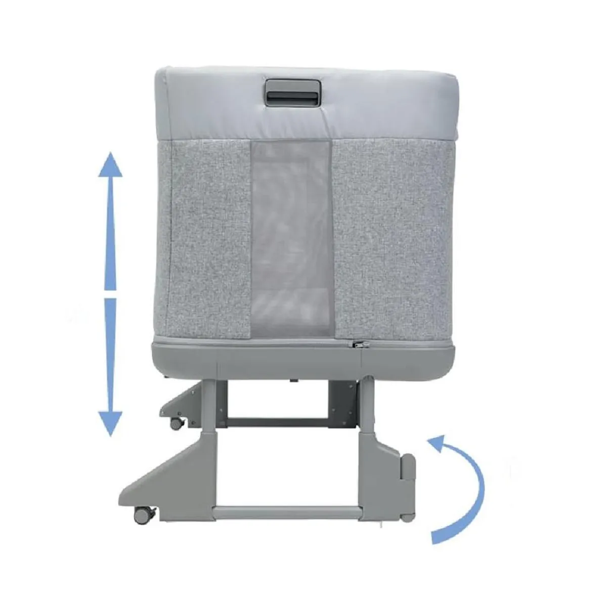 - Cuna de colecho Next2Me Forever Ash Grey Cross Collection*CHICCO New