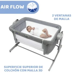 - Minicuna Next2Me Magic Evo Dark Grey*CHICCO Discount