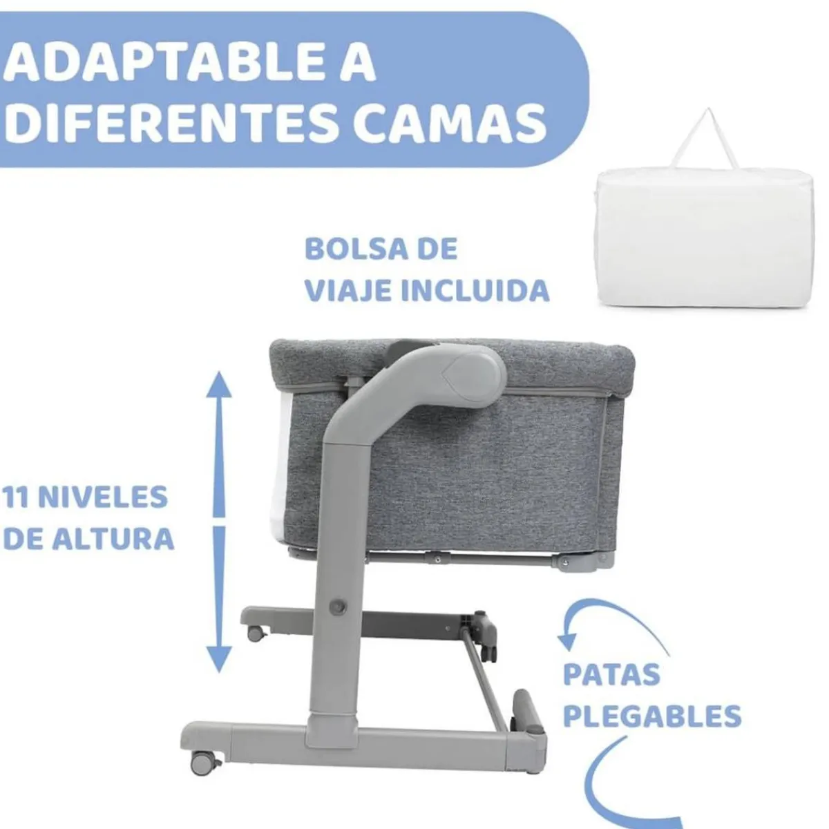 - Minicuna Next2Me Magic Evo Dark Grey*CHICCO Discount