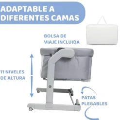 - Minicuna Next2Me Magic Evo Grey Mist*CHICCO Outlet