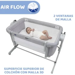 - Minicuna Next2Me Magic Evo Grey Mist*CHICCO Outlet