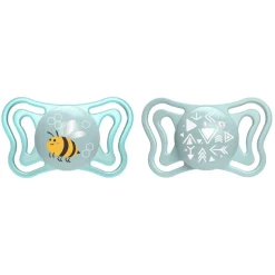- Pack 2 chupetes Physio Light 2-6M - Azul (Varios modelos)*CHICCO New