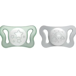 - Pack 2 chupetes Physio Light Glow 0-2M (Varios modelos)*CHICCO Outlet
