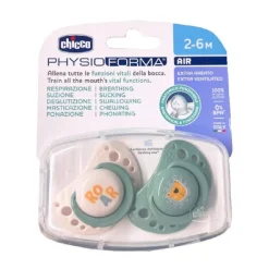 - Pack 2 chupetes Physio Air 2-6M - Verde Biberones Y Chupetes·Chupetes
