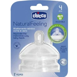 - Pack 2 tetinas NaturalFeeling - Flujo regulable*CHICCO Discount
