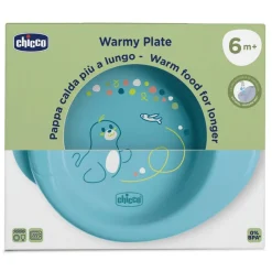 - Plato Térmico 6M - Azul*CHICCO New