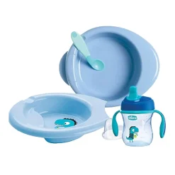 - Set de comida azul Preparación Comida Y Accesorios·Platos Y Cubiertos Infantiles