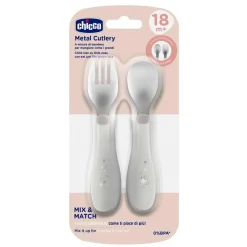 Best - Set de Cubiertos Acero Inoxidable - Gris Preparación Comida Y Accesorios·Platos Y Cubiertos Infantiles