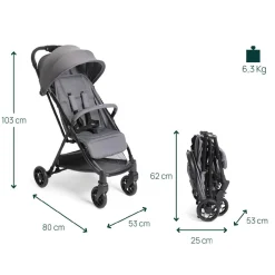 Best - Silla de paseo Urbino grayness Sillas De Paseo Y Accesorios·Sillas De Paseo