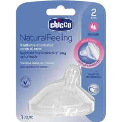 - Tetina NaturalFeeling - Flujo medio*CHICCO Hot