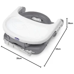 - Trona de Viaje Pocket Snack - Dark Grey*CHICCO Online