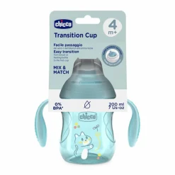 - Vaso de Transición 4M+ 200ml - Azul*CHICCO Outlet