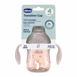 - Vaso de Transición 4M+ 200ml - Rosa Preparación Comida Y Accesorios·Tazas Y Vasos