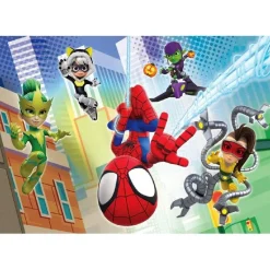 Hot - 2 Puzzles 60 piezas - Spidey y su Superequipo Juegos Y Puzzles