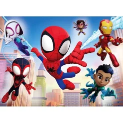 Hot - 2 Puzzles 60 piezas - Spidey y su Superequipo Juegos Y Puzzles