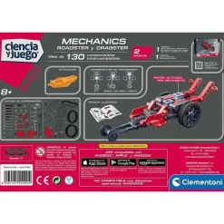 Best - Construcciones y coches de juguete, juego educativo de ciencias: Roadster y Dragster Steam