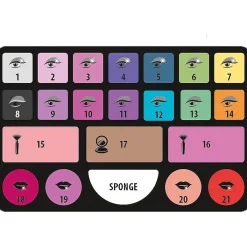 - Estudio de maquillaje infantil multicolor, set de juguete para niñas*CLEMENTONI Online