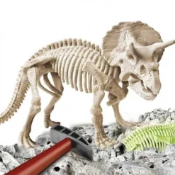 - Juego científico de excavación y montaje de Triceratops fosforescente*CLEMENTONI Outlet
