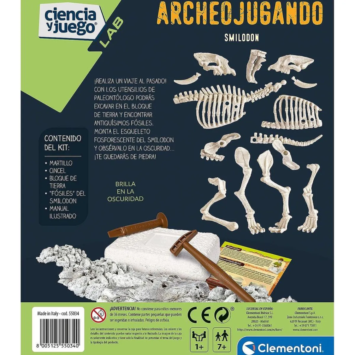 Discount - Juego científico de excavación y montaje Smilodon fosforescente ㅤ Steam