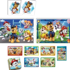 Hot - Patrulla Canina - Edukit 4 en 1 con puzzle y juego de memoria Patrulla Canina ㅤ Friki Zone|Juguetes Educativos Y Libros