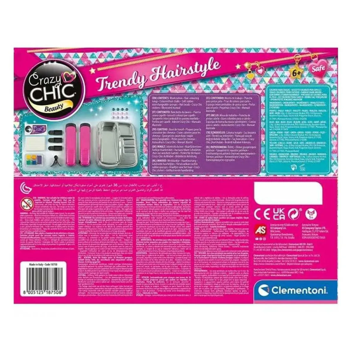 Sale - Peluquería creativa Crazy Chic con peine de tiza y placa de decoración ㅤ Estilo De Vida