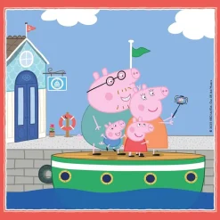 - Peppa Pig - Puzzle Supercolor 3x48 piezas ㅤ Juegos Y Puzzles