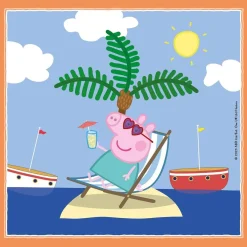 - Peppa Pig - Puzzle Supercolor 3x48 piezas ㅤ Juegos Y Puzzles