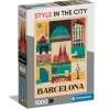 - Puzzle 1000 piezas - Style in the City Barcelona*CLEMENTONI Discount