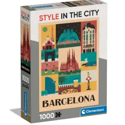 - Puzzle 1000 piezas - Style in the City Barcelona*CLEMENTONI Discount