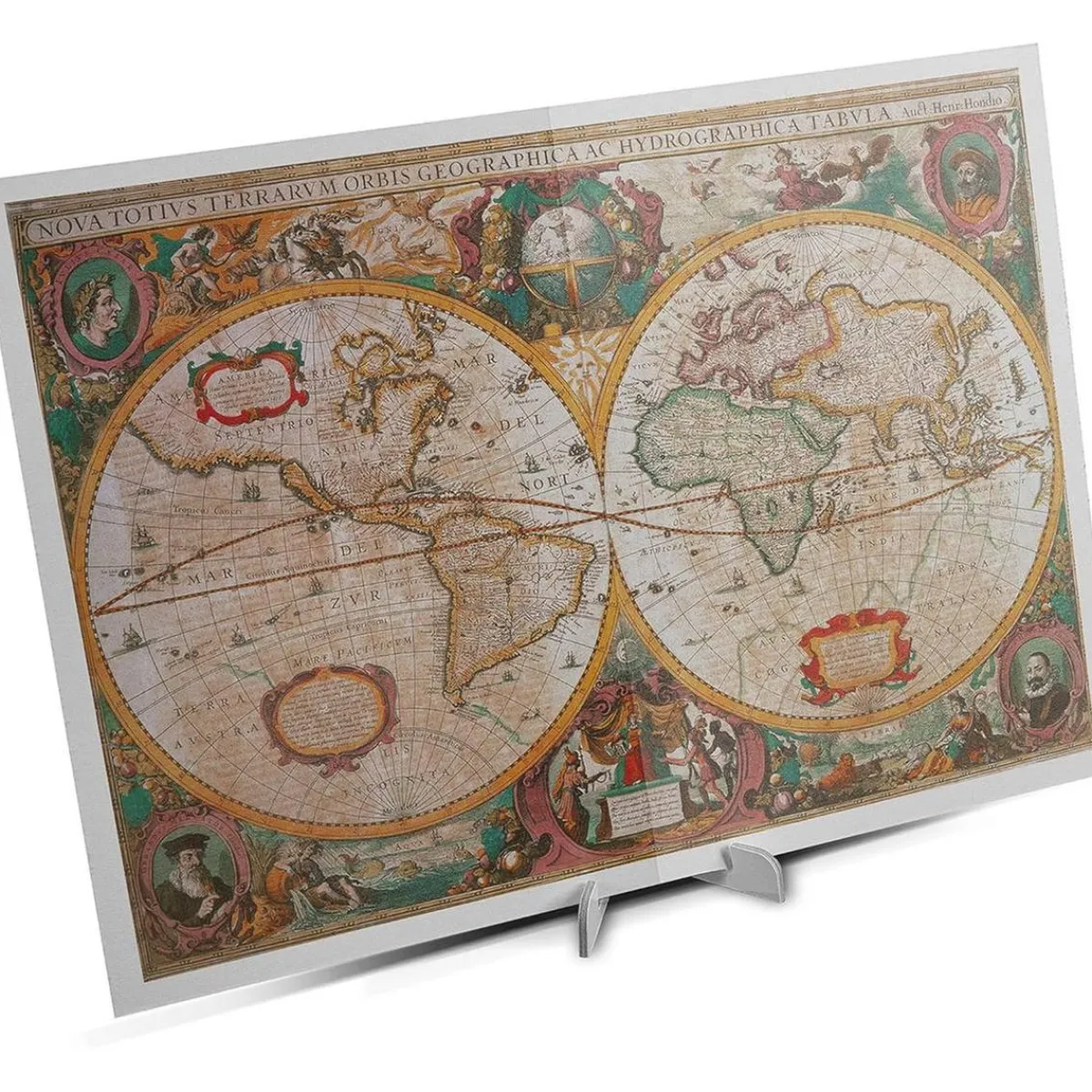 - Puzzle de 1000 piezas con Mapa antiguo, fabricado en Italia ㅤ*CLEMENTONI Outlet