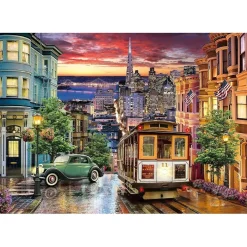 - Puzzle de 1000 piezas de la colección San Francisco ㅤ*CLEMENTONI